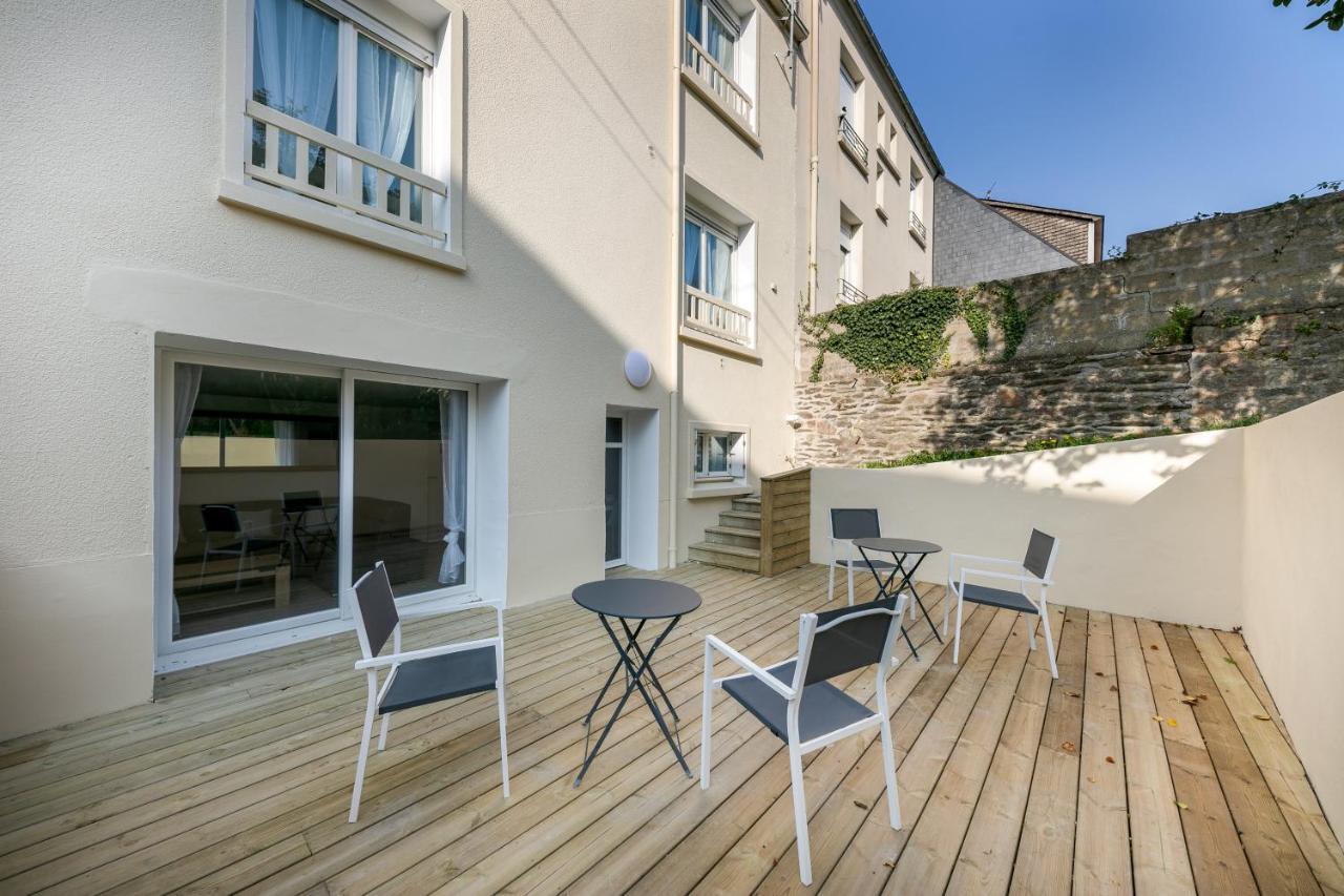 La Belle Poule : Chambre Spacieuse Avec Sdb Privative, Cuisine Et Salon Partages, Terrasse, Proche Facs Et Centre Brest Exterior foto